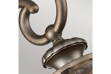 Utendørs vegglampe Kichler Halleron 305x578x375 mm, Polert bronse - 305x578x375 mm, Polert bronse - Belysning - Utendørsbelysning - Taklampe utendørs
