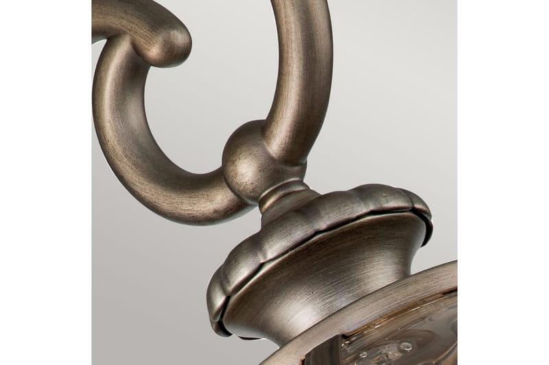 Utendørs vegglampe Kichler Halleron 305x578x375 mm, Polert bronse - 305x578x375 mm, Polert bronse - Belysning - Utendørsbelysning - Taklampe utendørs