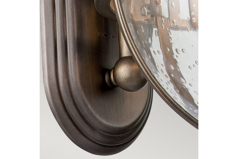 Utendørs vegglampe Kichler Halleron 305x578x375 mm, Polert bronse - 305x578x375 mm, Polert bronse - Belysning - Utendørsbelysning - Taklampe utendørs