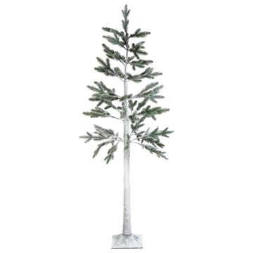 Utendørsdekorasjon Albioni - Hvit, Grønn/57x57x180 cm - Belysning - Utendørsbelysning - Gulvlampe utendørs