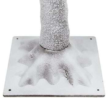 Utendørsdekorasjon Albioni - Hvit, Grønn/57x57x180 cm - Belysning - Utendørsbelysning - Gulvlampe utendørs