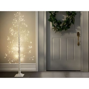 Utendørsdekorasjon Albioni - Hvit/45x45x180 cm - Belysning - Utendørsbelysning - Gulvlampe utendørs