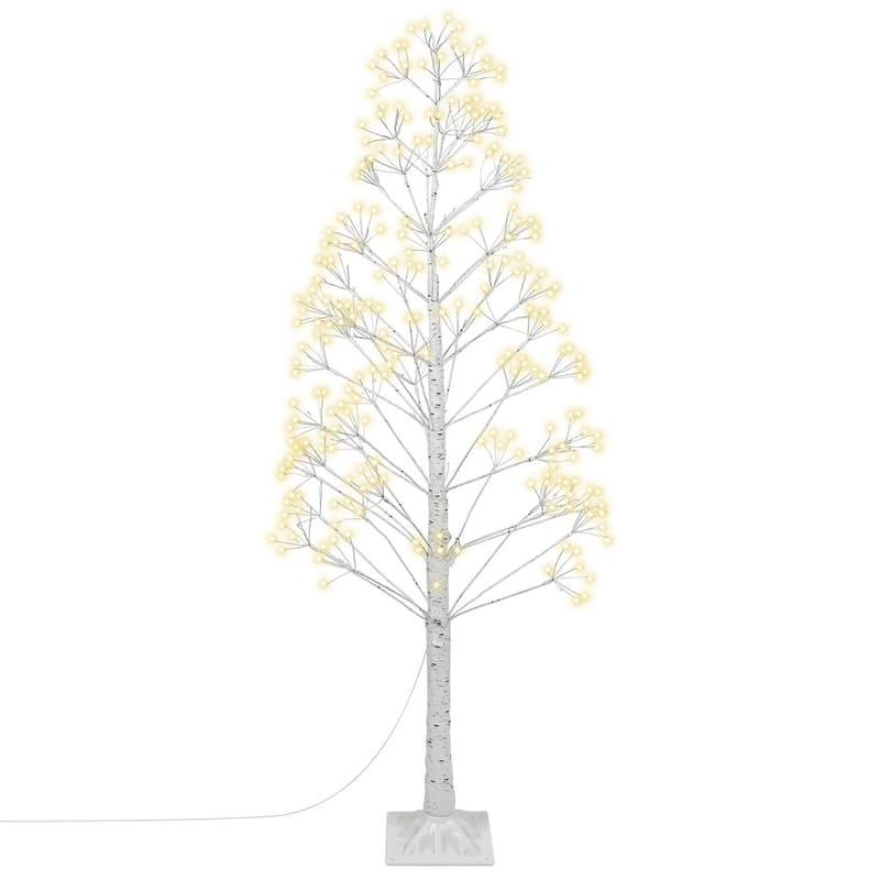 Utendørsdekorasjon Albioni - Hvit/45x45x180 cm - Belysning - Utendørsbelysning - Gulvlampe utendørs