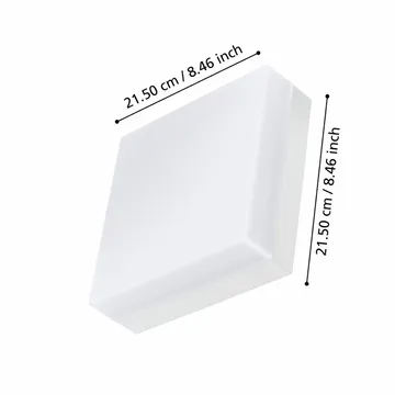 Utvendig vegg-/taklampe Sonella - Hvit - Belysning - Utendørsbelysning - Taklampe utendørs