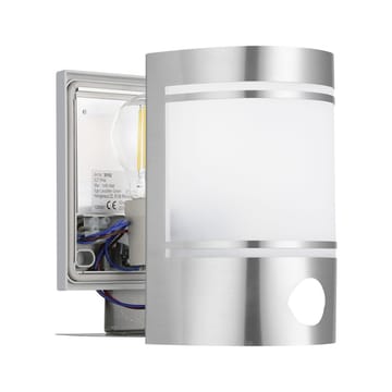Utvendig vegglampe Cerno med sensor - Rustfritt Stål - Belysning - Utendørsbelysning - Fasadebelysning & vegglykter