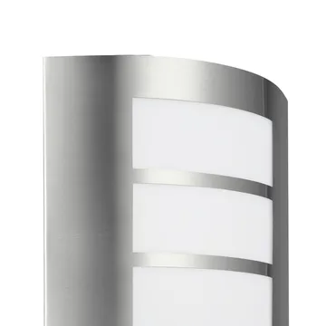 Utvendig vegglampe City med sensor - Rustfritt Stål - Belysning - Utendørsbelysning - Fasadebelysning & vegglykter