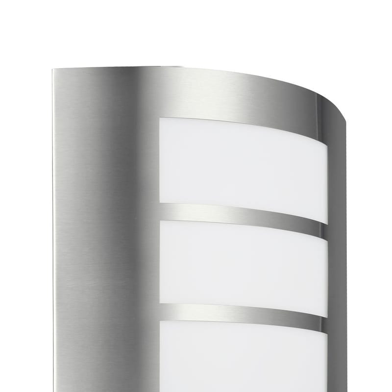 Utvendig vegglampe City med sensor - Rustfritt Stål - Belysning - Utendørsbelysning - Fasadebelysning & vegglykter