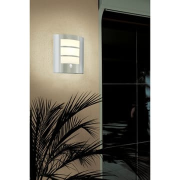 Utvendig vegglampe City med sensor - Rustfritt Stål - Belysning - Utendørsbelysning - Fasadebelysning & vegglykter