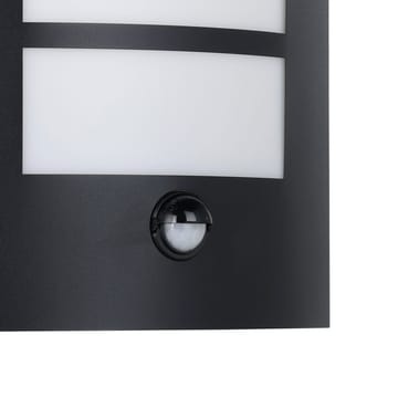 Utvendig vegglampe City med sensor - Sort - Belysning - Utendørsbelysning - Fasadebelysning & vegglykter