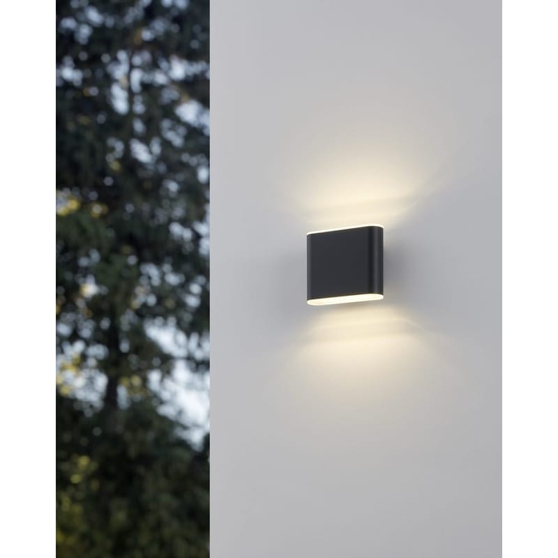 Utvendig vegglampe Grutti - Antrasitt - Belysning - Utendørsbelysning - Fasadebelysning & vegglykter
