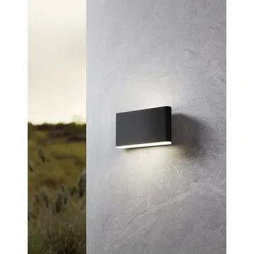 Utvendig vegglampe Grutti - Antrasitt - Belysning - Utendørsbelysning - Fasadebelysning & vegglykter
