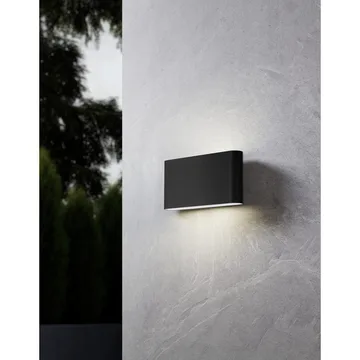 Utvendig vegglampe Grutti - Antrasitt - Belysning - Utendørsbelysning - Fasadebelysning & vegglykter