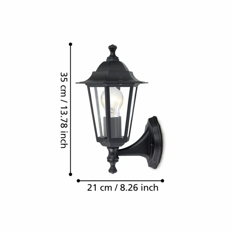 Utvendig vegglampe Laterna - Toppmontert - Belysning - Utendørsbelysning - Fasadebelysning & vegglykter