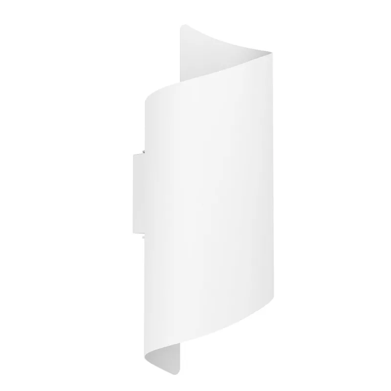 Utvendig vegglampe Montarello, Hvit