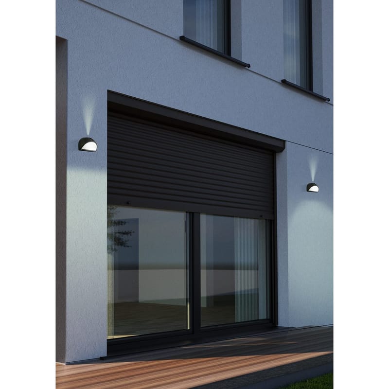 Utvendig vegglampe Onja - Svart - Belysning - Utendørsbelysning - Fasadebelysning & vegglykter