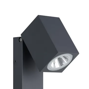 Utvendig vegglampe Sakeda med sensor - Antrasitt - Belysning - Utendørsbelysning - Fasadebelysning & vegglykter