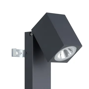 Utvendig vegglampe Sakeda med sensor - Antrasitt - Belysning - Utendørsbelysning - Fasadebelysning & vegglykter