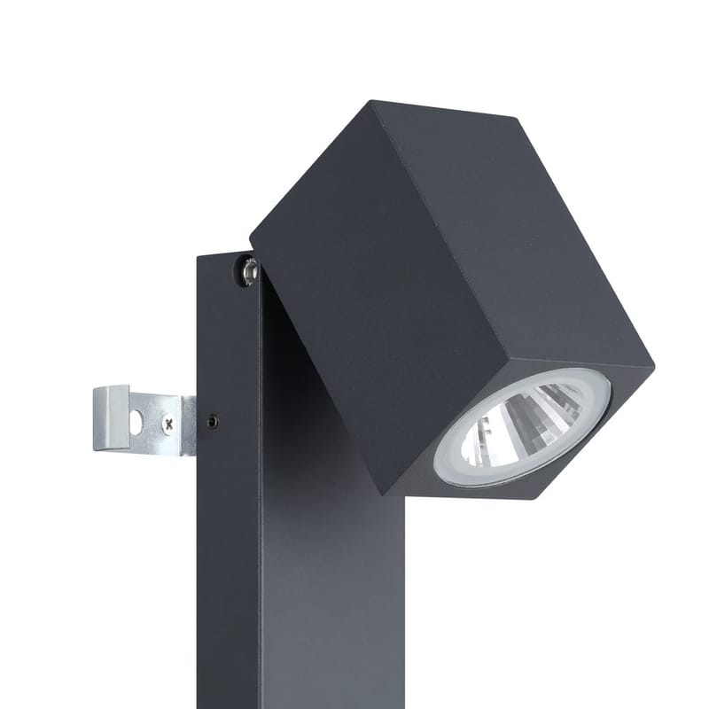 Utvendig vegglampe Sakeda med sensor - Antrasitt - Belysning - Utendørsbelysning - Fasadebelysning & vegglykter