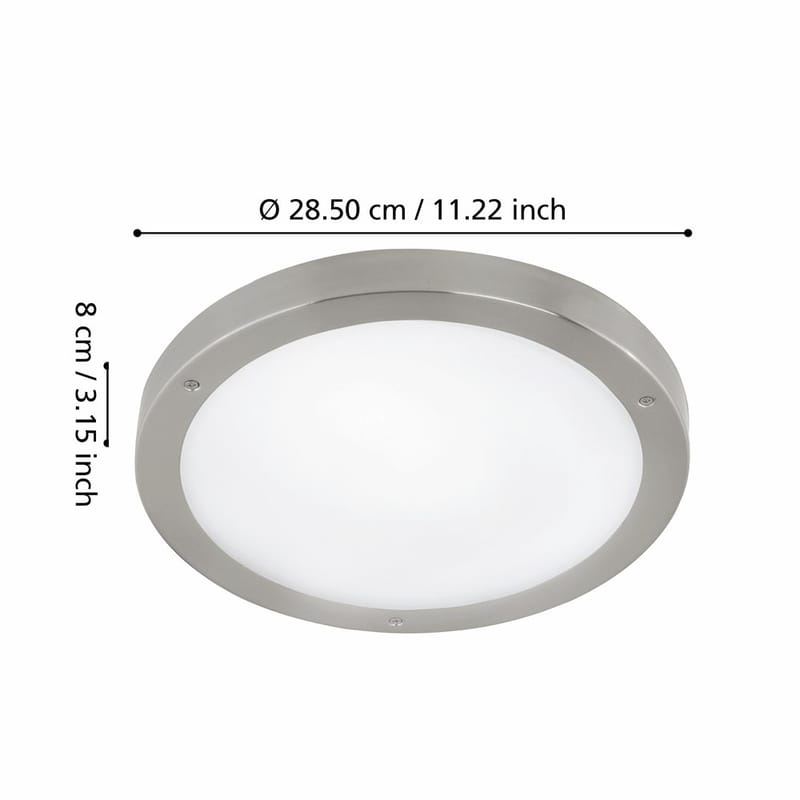 Vegg-/Taklampe Vento - 28,5 cm - Belysning - Utendørsbelysning - Taklampe utendørs