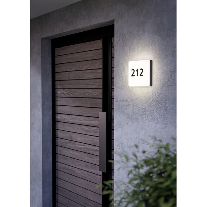 Vegglampe Cornale - Antrasitt - Belysning - Utendørsbelysning - Fasadebelysning & vegglykter