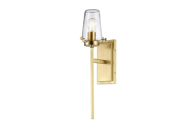 Vegglampe Kichler Alton Børstet messing - Børstet messing - Belysning - Utendørsbelysning - Fasadebelysning & vegglykter