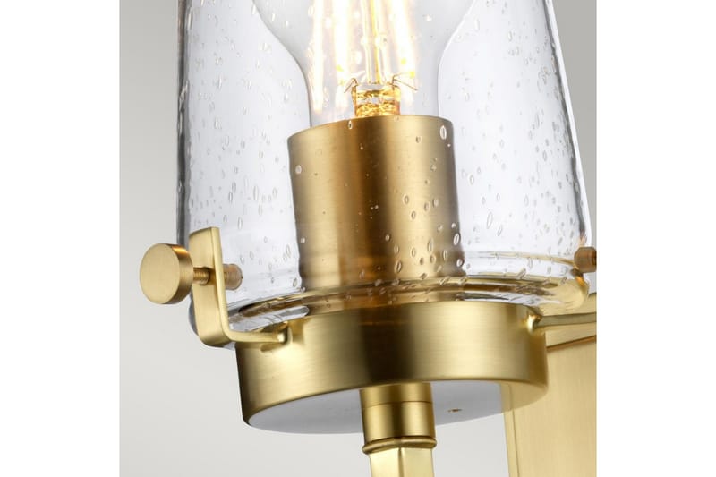 Vegglampe Kichler Alton Børstet messing - Børstet messing - Belysning - Utendørsbelysning - Fasadebelysning & vegglykter