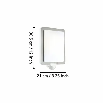 Vegglampe Mussotto - 30,5 cm - Belysning - Utendørsbelysning - Fasadebelysning & vegglykter