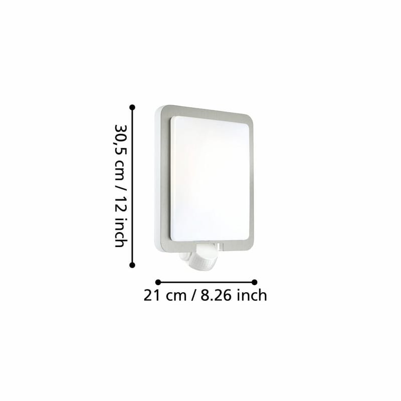 Vegglampe Mussotto - 30,5 cm - Belysning - Utendørsbelysning - Taklampe utendørs