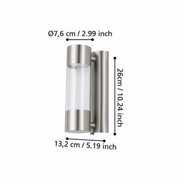 Vegglampe Robledo - 7,5 cm - Belysning - Utendørsbelysning - Fasadebelysning & vegglykter