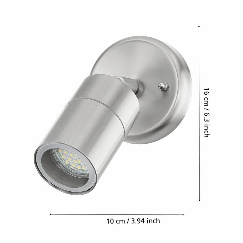 Vegglampe Stockholm - 10 cm - Belysning - Utendørsbelysning - Taklampe utendørs