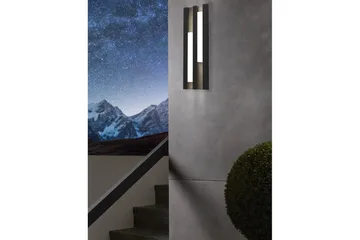 Vegglampe Utebelysning Eglo Fandina Svart/Hvit - Svart/Hvit - Belysning - Utendørsbelysning - Fasadebelysning & vegglykter