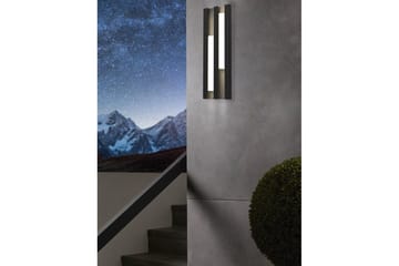 Vegglampe Utebelysning Eglo Fandina Svart/Hvit - Svart/Hvit - Belysning - Utendørsbelysning - Fasadebelysning & vegglykter