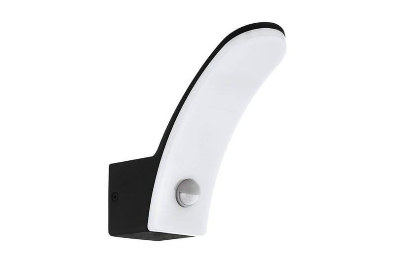 Vegglampe Utebelysning Eglo Fiumicino med Sensor, Svart