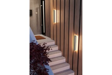 Vegglampe Utebelysning Eglo Neviano 580 mm - Svart/Hvit - Belysning - Utendørsbelysning - Fasadebelysning & vegglykter