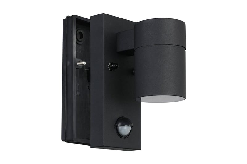 Vegglampe Utebelysning Eglo Riga 5 med Sensor Hvit Klar - Svart - Belysning - Utendørsbelysning - Fasadebelysning & vegglykter