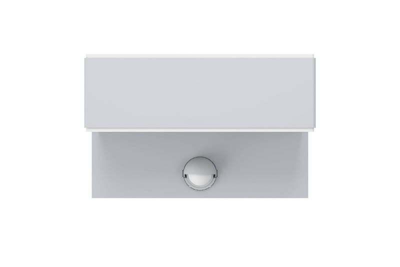 Vegglampe Utendørs Eglo Azzinano med Sensor - Sølv/Hvit - Belysning - Utendørsbelysning - Fasadebelysning & vegglykter