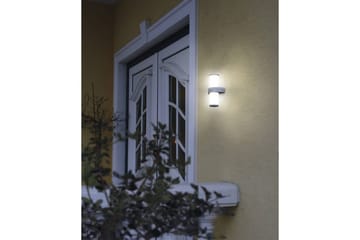 Vegglampe Utendørs Eglo Beverly - Sølv/Hvit - Belysning - Utendørsbelysning - Fasadebelysning & vegglykter