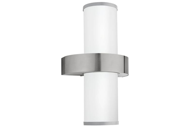 Vegglampe Utendørs Eglo Beverly - Sølv/Hvit - Belysning - Utendørsbelysning - Fasadebelysning & vegglykter