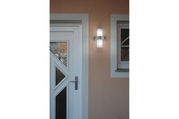 Vegglampe Utendørs Eglo Beverly - Sølv/Hvit - Belysning - Utendørsbelysning - Fasadebelysning & vegglykter