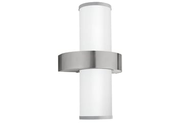 Vegglampe Utendørs Eglo Beverly - Sølv/Hvit - Belysning - Utendørsbelysning - Fasadebelysning & vegglykter