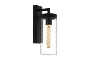 Vegglampe Utendørs Eglo Bovolone - Svart - Belysning - Utendørsbelysning - Fasadebelysning & vegglykter