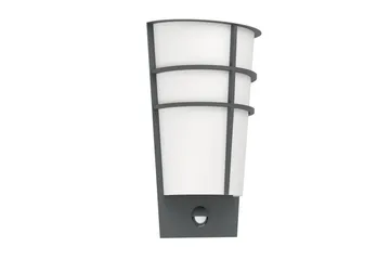 Vegglampe Utendørs Eglo Breganzo 1 - Antracit/Hvit - Belysning - Utendørsbelysning - Fasadebelysning & vegglykter