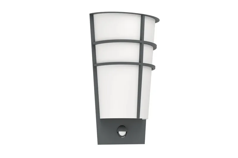 Vegglampe Utendørs Eglo Breganzo 1, Antracit/Hvit