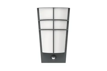 Vegglampe Utendørs Eglo Breganzo 1 - Antracit/Hvit - Belysning - Utendørsbelysning - Fasadebelysning & vegglykter