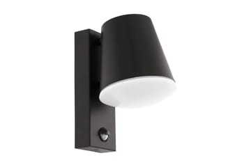 Vegglampe Utendørs Eglo Caldiero med Sensor - Antrasitt/Hvit - Belysning - Utendørsbelysning - Fasadebelysning & vegglykter