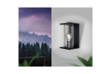 Vegglampe Utendørs Eglo Cascinetta - Svart - Belysning - Utendørsbelysning - Fasadebelysning & vegglykter