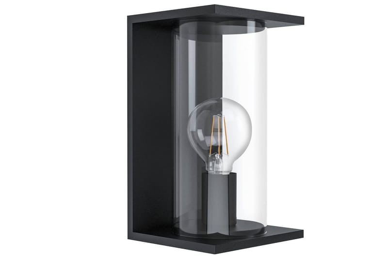 Vegglampe Utendørs Eglo Cascinetta, Svart