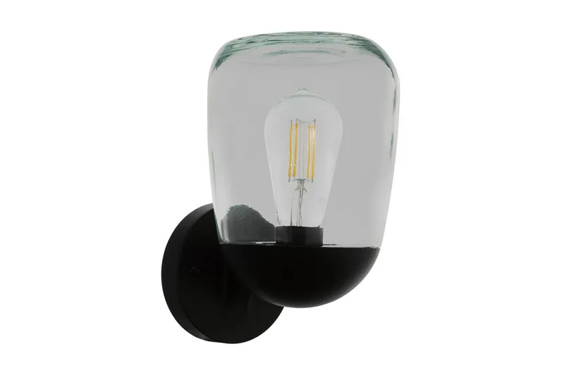 Vegglampe Utendørs Eglo Donatori, Svart