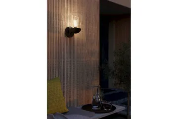 Vegglampe Utendørs Eglo Donatori - Svart - Belysning - Utendørsbelysning - Fasadebelysning & vegglykter