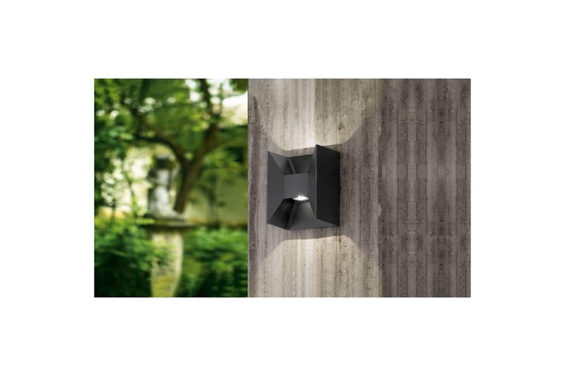 Vegglampe Utendørs Eglo Morino Antrasitt - Antrasitt - Belysning - Utendørsbelysning - Fasadebelysning & vegglykter